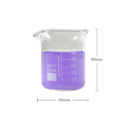 OEM-ODM-glasmetingslaborkopjes 50 ml Aanpasbaar