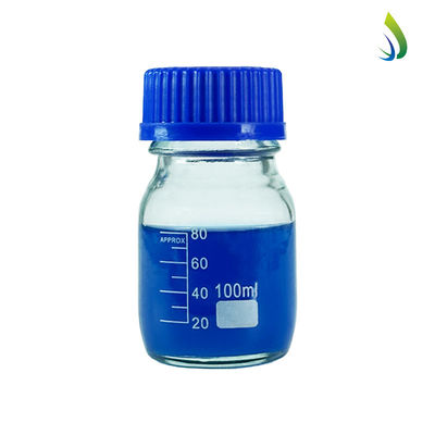 OEM ODM 100 ml reagens media glas laboratoriumflessen met blauwe schroef kap
