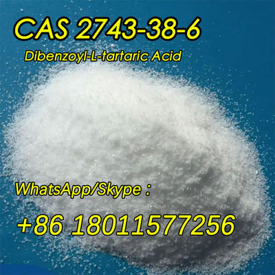 Cas 2743-38-6 Dibenzoyl-L-tartartaarzuur C18H14O8 Dibenzoyl-L-tartaarzuur PMK