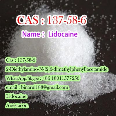 CAS 137-58-6 Maricaïne / Gravocaïne Farmaceutische grondstoffen China Supplier