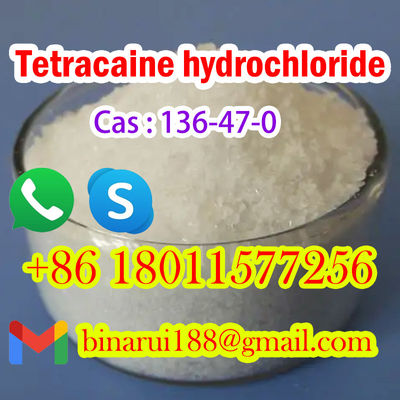 CAS 136-47-0 Tetracaïnehydrochloride / Tetracaïne HCl Tetracaïne HCl Farmaceutische grondstoffen